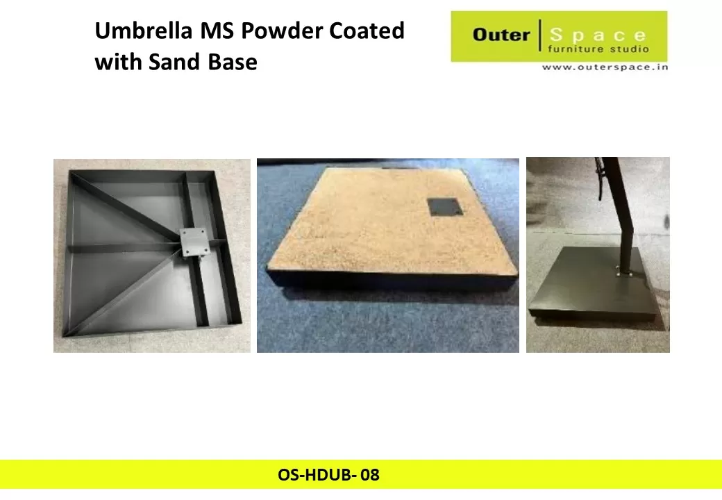Umbrella MS Powder Coated with Sand Base