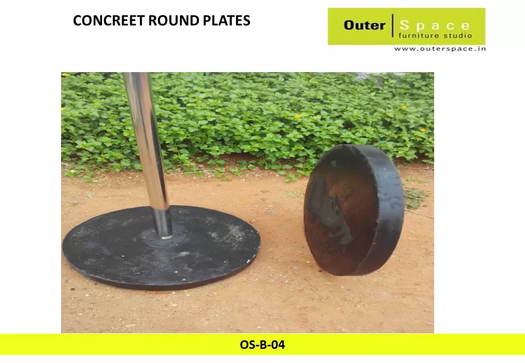 Concreet Round Plates