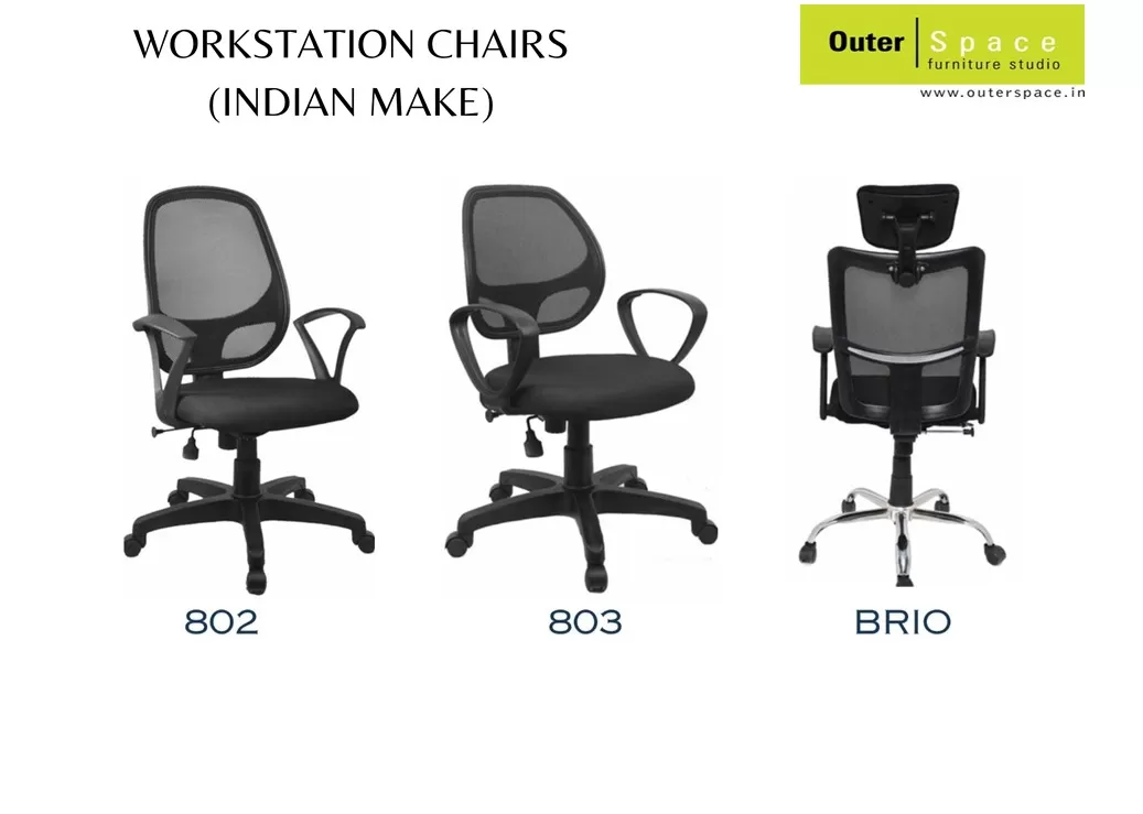 WORKSTATATION CHAIR (INDIAN MAKE)